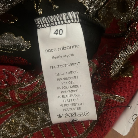 Rare collectors piece Paco Rabanne Cherry Blossom Top from Runway - Picture 8 of 10